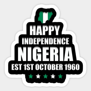Happy Independence Nigeria Sticker